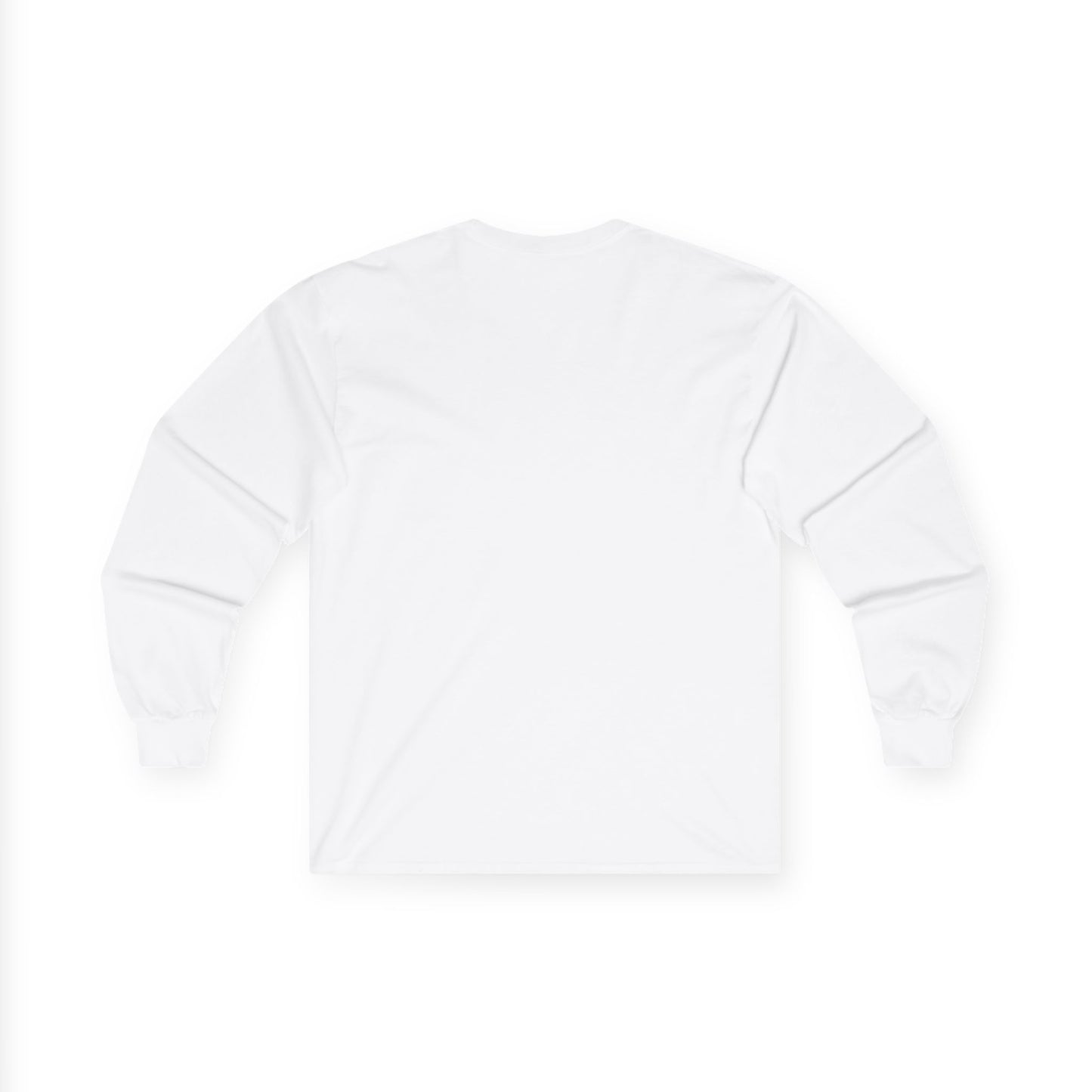 Triangle Logo Long Sleeve Tee — Minimalist Geometric Chest Print